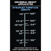 #KRP-605055CP Dynaflex 6'' REDUCED TO 5'' EXHAUST KIT W/55'' SPOOL; PETE PICKETT ELBOW/2003-newer [Clamps sold separate) EXHAUST Black