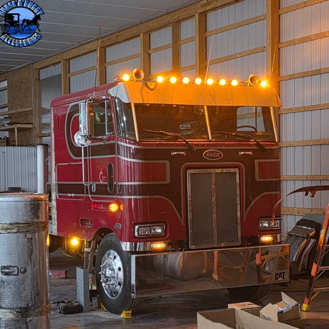 #ATA-P-1022 362 CAB OVER PETE 13" DROP VISOR(1981 TO 1985 YEARS)