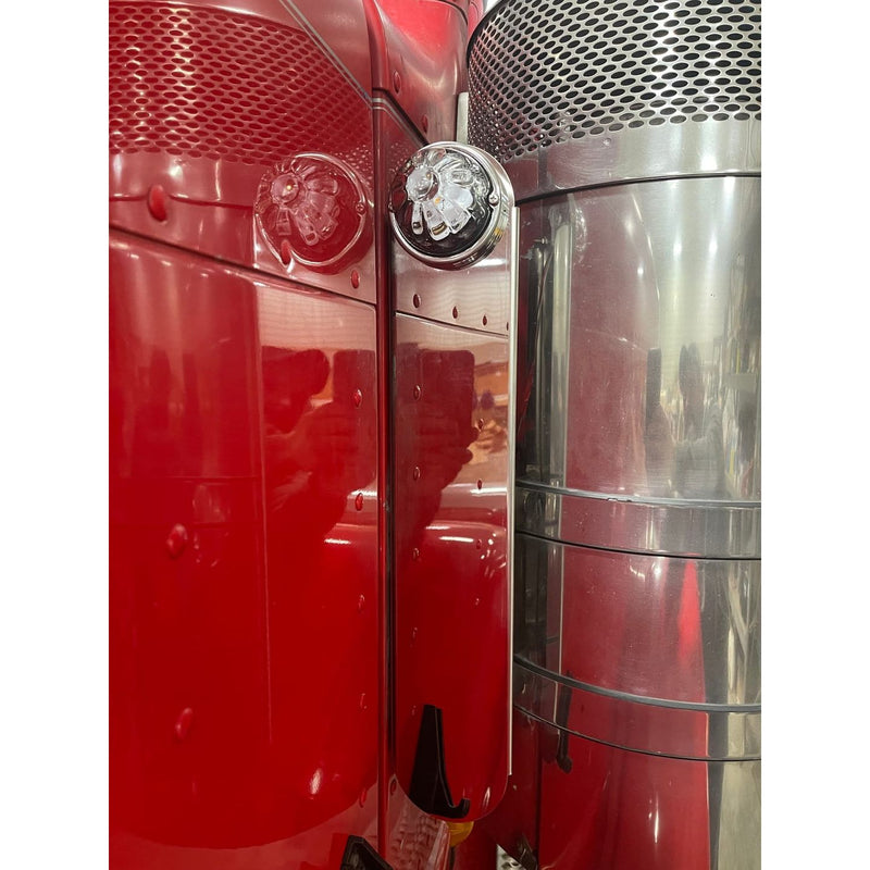 #1715 (BLANK) FRONT PETERBILT RADIUS STYLE BRACKET FOR 15" AIR CLEANER (SOLD IN PAIRS)