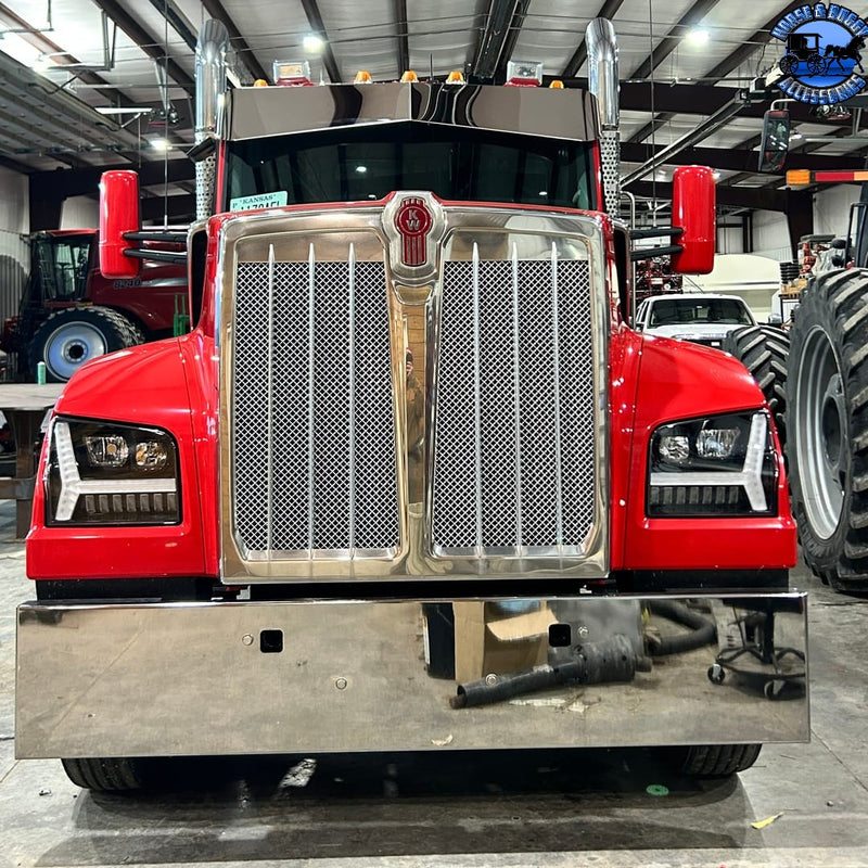 Peterbilt & Kenworth (No Drill) OEM Bracket Mount 2.1M Cab Visors (Choose Size) 589,567,579,t680,t880,w990