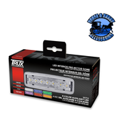 Trux LED Interior Projector Dome Sleeper Light for Kenworth & Peterbilt 14 Diodes DOME LIGHT Gray