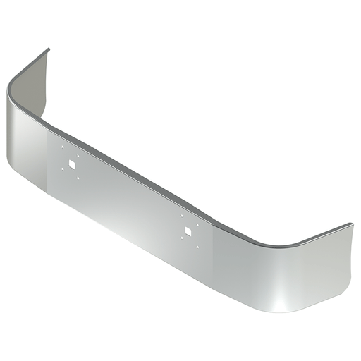 E-EP-0010-17 18'' INTERNATIONAL 9100, 9200, 9400 BUMPER W/TOW & BOLT HOLES (1997+) bumper Gray