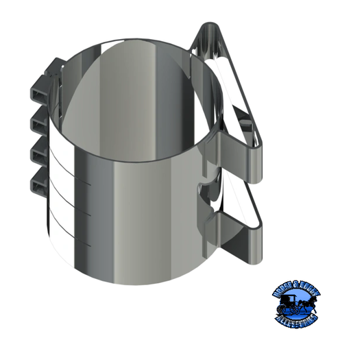 50-11053 5" Extra Wide Kenworth Frame Mount Clamp Slate Gray