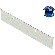 #FE-0010-06 KENWORTH W900B, W900L 18" TEXAS SQUARE WITH (OEM ROLLED ENDS) bumper Light Gray