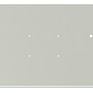 Gray E-FE-0010-41-L01 20'' KW W900 BUMPER W/LICENSE PLATE HOLES AT BOTTOM CENTER Kenworth bumper