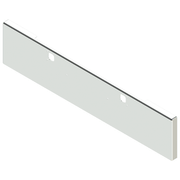 E-FE-0010-51 20'' KW BOXED END BUMPER W/TOW & BOLT HOLES Kenworth bumper Light Gray