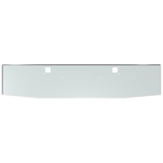 E-FE-0010-742T 20'' TAPERED TO 18'' BOXED END BUMPER Kenworth bumper Light Gray