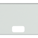 Light Gray E-FE-0210-11 18'' KW BOXED BUMPER W/ BOLT & TOW & STEP HOLE bumper