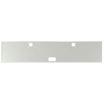 Gray E-FE-0210-51  20" W900L (Bolt,Tow and Step Holes) Boxed End bumper