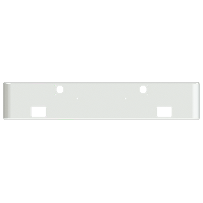 #FE-2010-06 KENWORTH W900B & W900L, 18" SQUARE ROLLED END, WITH 2 SQUARE LIGHT HOLES, TOW PIN HOLES