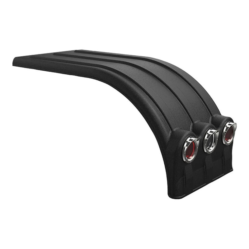 #10002014 Half Fender 902l Black w/ Lightbox long drop (Sold by Each)