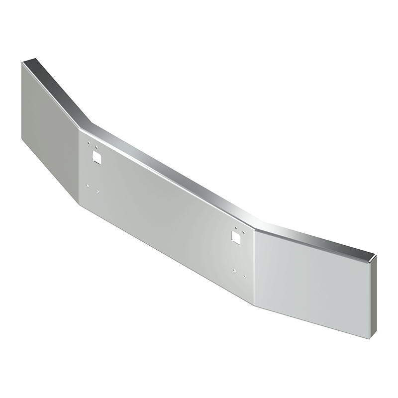 E-FG-0091-11 18'' T800 86 TO 03 KW BUMPER CENTER AIR DAM AND BOLT ON TOW HOLES bumper Gray