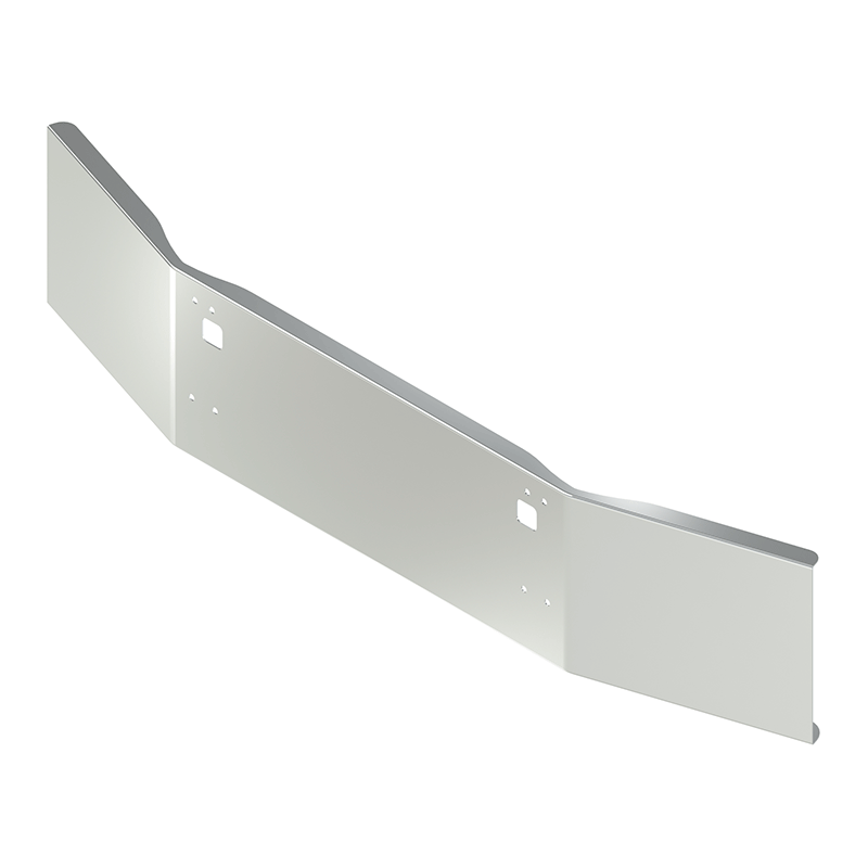 E-FG-0100-14 18'' T800 SET BACK AXLE BUMPER W/TOW/BOLT HOLES Kenworth bumper Gray