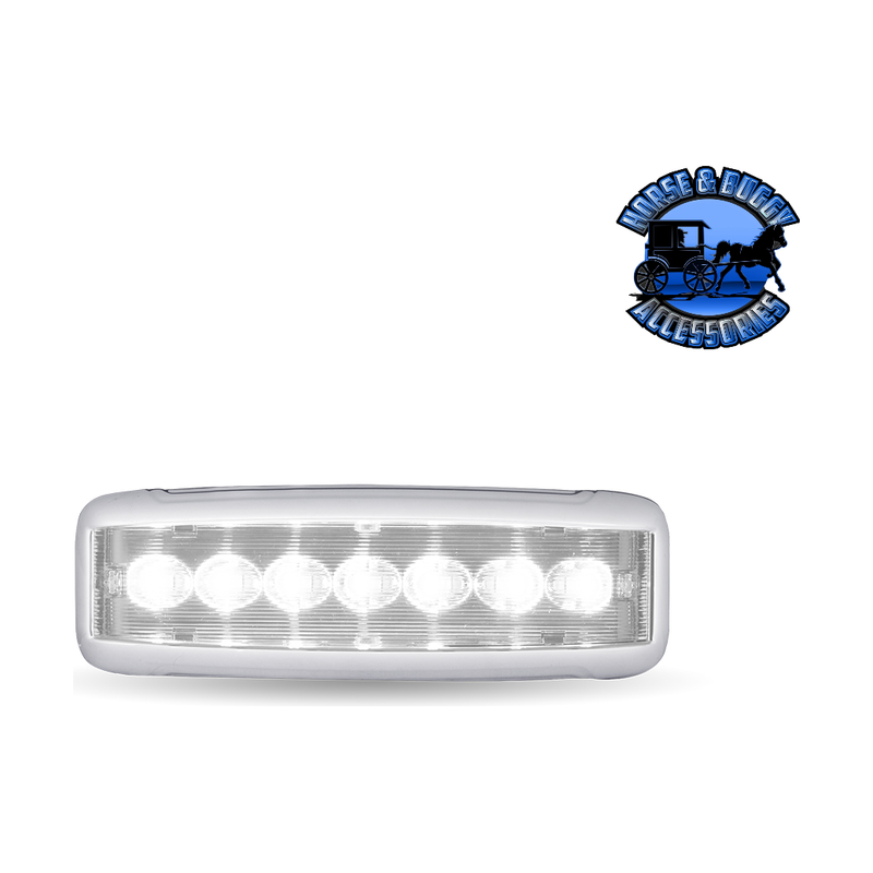 Trux LED Interior Projector Dome Sleeper Light for Kenworth & Peterbilt 14 Diodes DOME LIGHT Light Gray