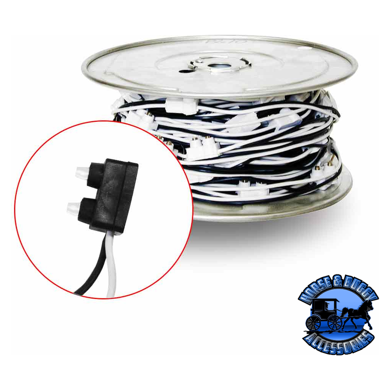 B608 Male Wire Harness with 6″ Connector Spacing – 2 Prong | 100 ft. Spool (168 PLUGS) Dark Slate Gray