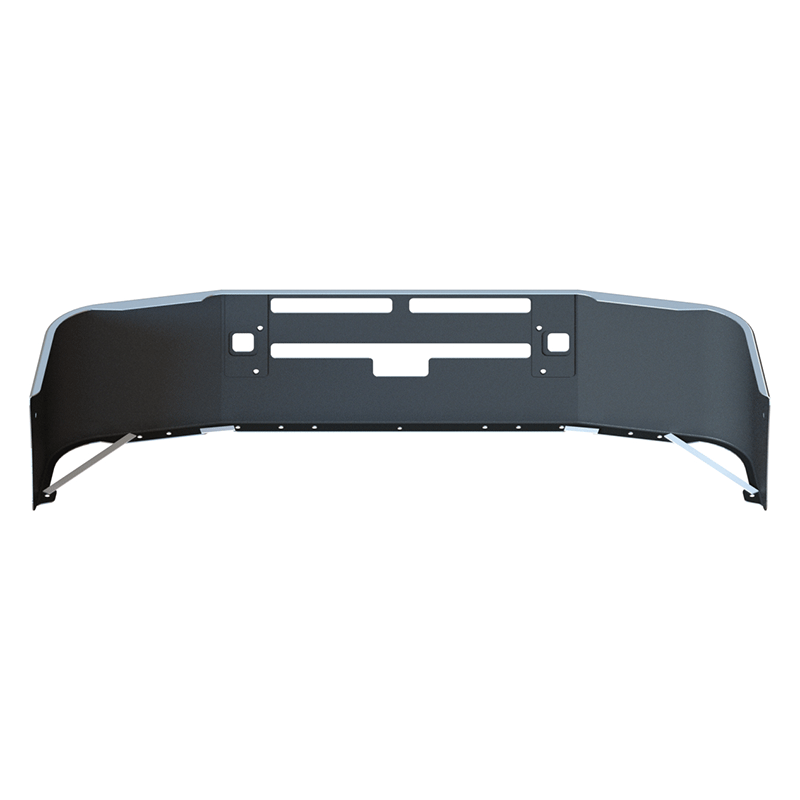 E-FH-0011-17 18'' KW T600 SET BACK AXLE BUMPER W/BOLT & TOW & AIR DAM HOLES Kenworth bumper Dark Slate Gray