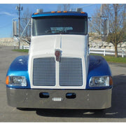 E-FL-0010-19 16'' KW T300 BUMPER SET FORWARD AXLE Kenworth bumper Dim Gray