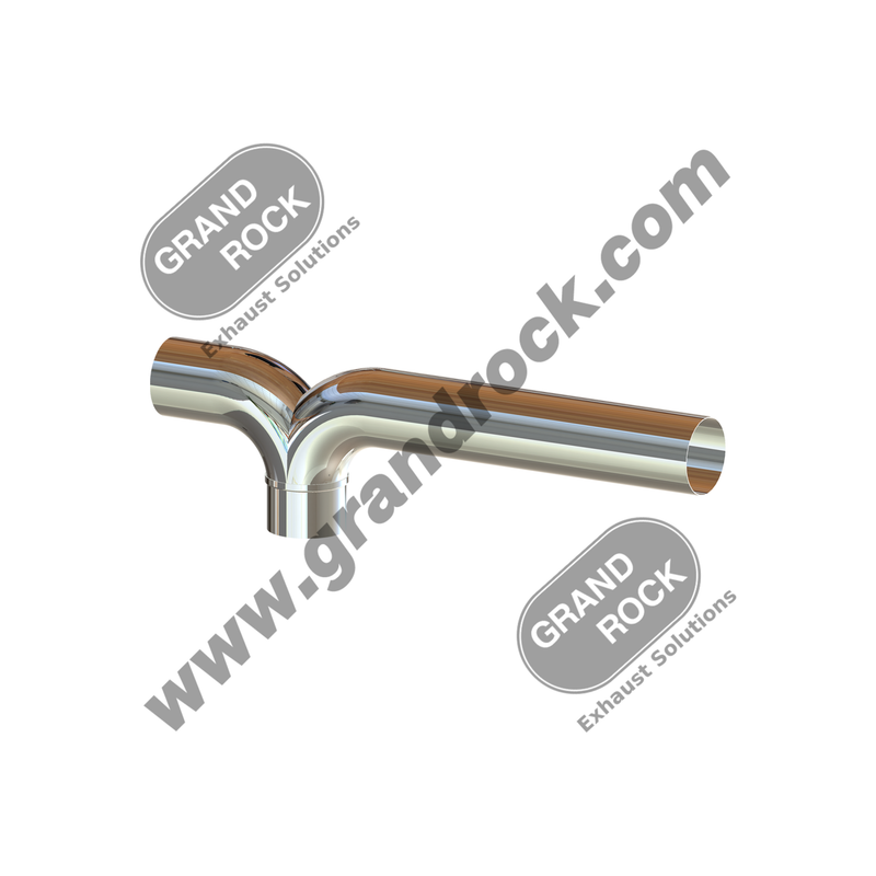 FL-13974  5"2-BEND OD/OD/OD Y-PIPE ALZ