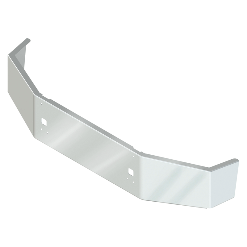 E-FN-0100-17 18'' T800B T880 KW 2004 & NEWER Kenworth bumper Light Gray