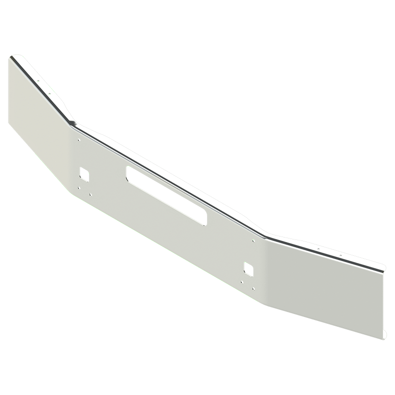 E-FN-0101-25 14'' KW T800/T880 BUMPER W/ Bolts & TOW HOLE Kenworth bumper Light Gray