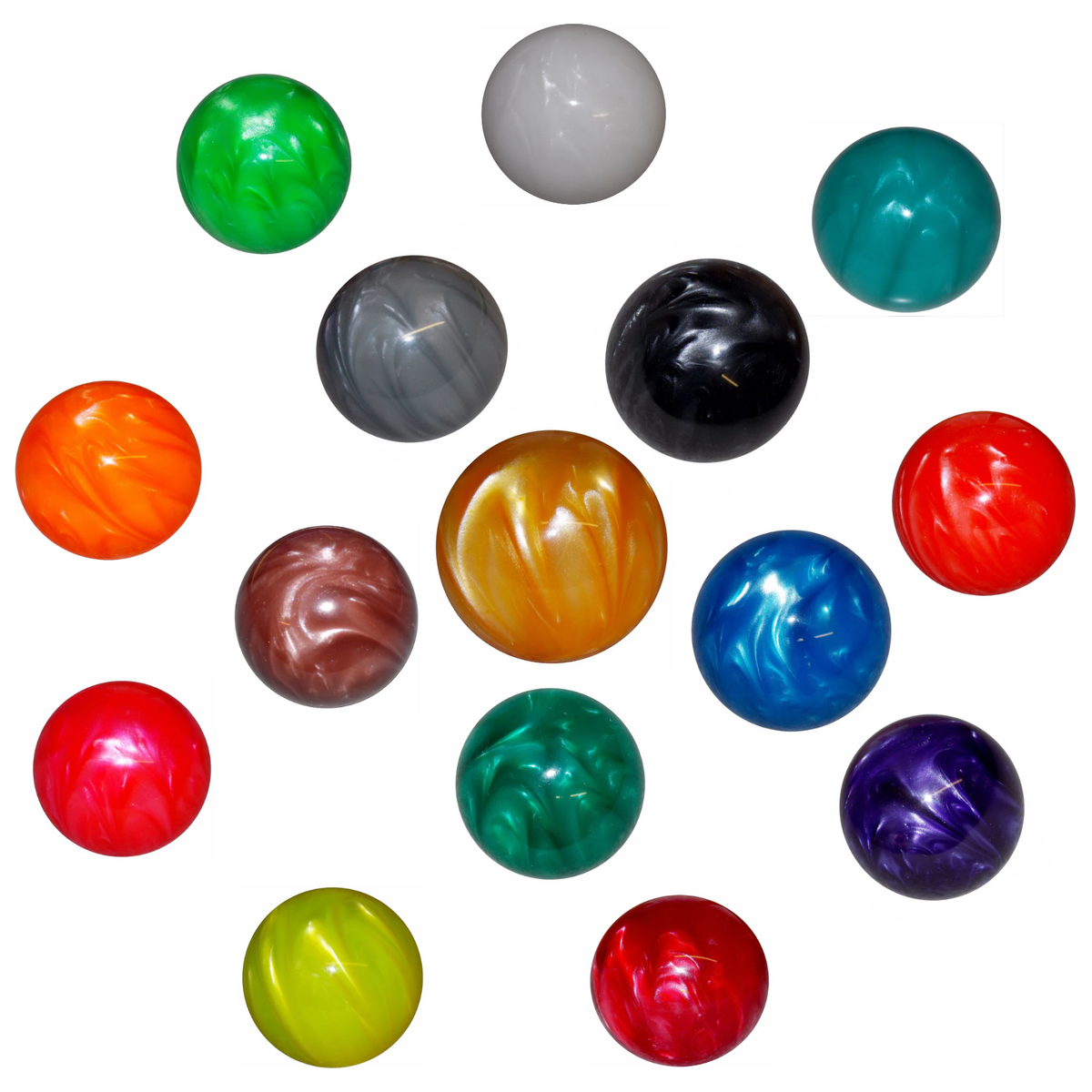 Pearl Colored Brake Knobs (5/8
