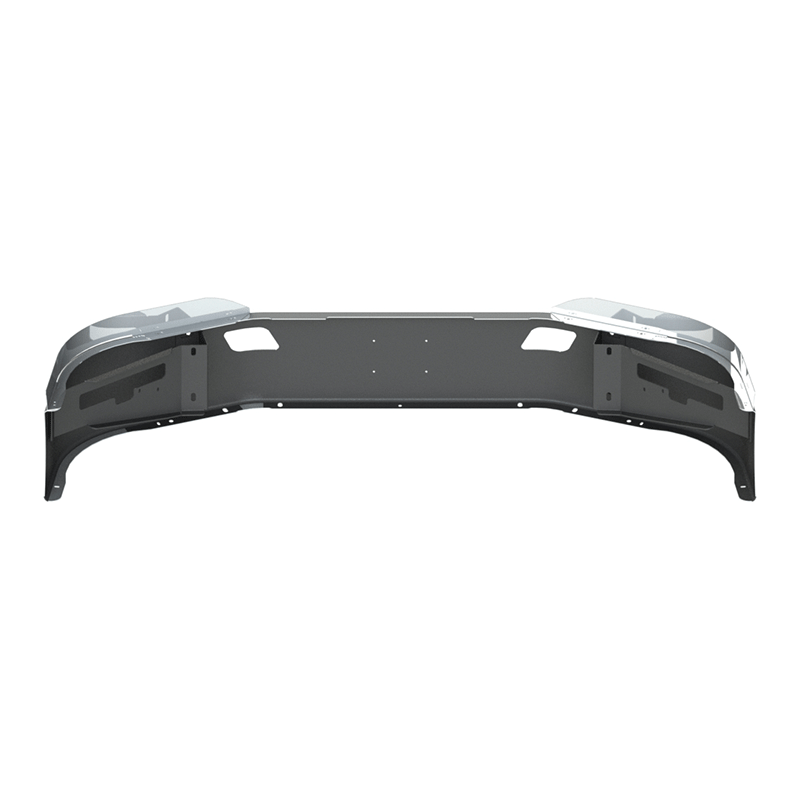 E-FV-0010-708 14" KW T680 SET BACK AXLE BUMPER W/ BOLT & TOW HOLES Kenworth bumper Dark Slate Gray