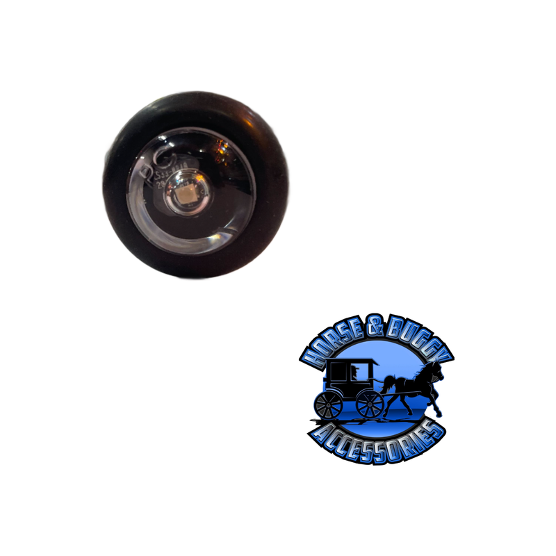 TecNiq 3/4" Mini PC Sidemarker Light w/180 Bullet Plugs (Choose color) White/Clear,Green/Clear,Blue/Clear Black