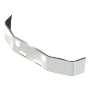 E-GL-2010-15 14'' MACK 613 SET BACK AXLE BUMPER W/ FOG LIGHT & STEP HOLES bumper Light Gray