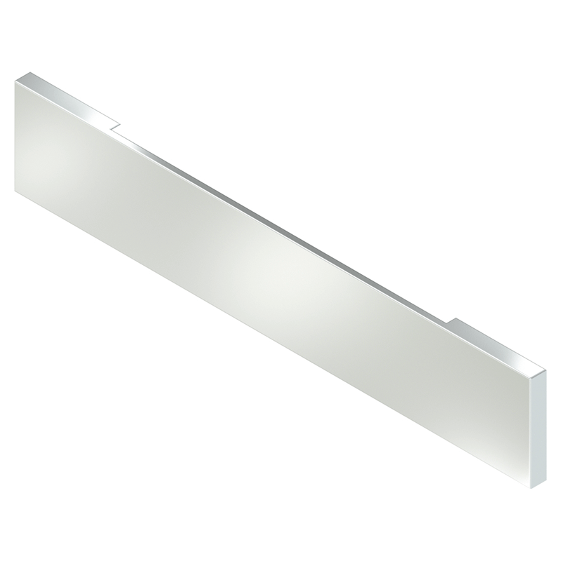 E-GO-0000-11-USX 18'' BLIND MOUNT BOXED BUMPER; W/PLATES..388/389 bumper Light Gray