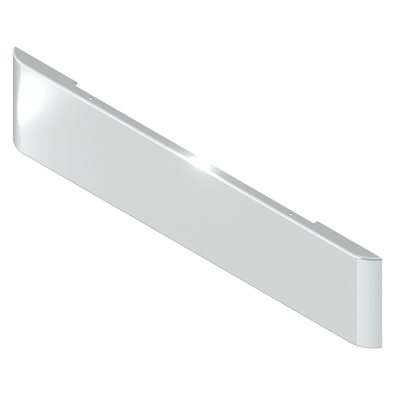 E-GO-0000-41-USX 20'' ROLLED END BLIND MOUNT BUMPER W/389 PLATES BLIND MOUNT BUMPER Light Gray