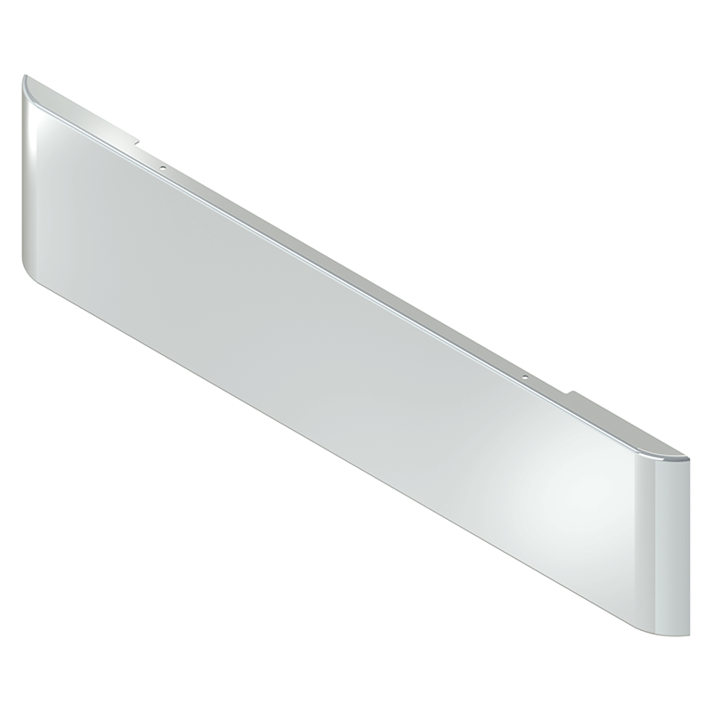 E-GO-0000-42-UST 22'' BLIND MOUNT;ROLLED END BUMPER;BLANK BLIND MOUNT BUMPER Light Gray