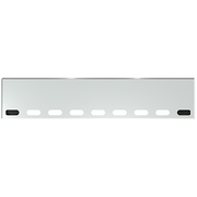 #GO-0000-52-UST-009 22'' BLIND MOUNT BOXED BUMPER W/9 OVAL LIGHT HOLES UNIVERSAL Light Gray