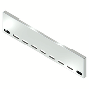 #GO-0000-52-UST-009 22'' BLIND MOUNT BOXED BUMPER W/9 OVAL LIGHT HOLES UNIVERSAL Light Gray