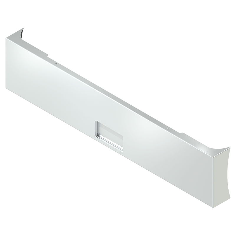 E-GO-0000-57-UST-FL01 20'' AMERICAN EAGLE BUMPER ,BLIND MOUNT W/RECESSED LICENSE PLATE bumper Light Gray