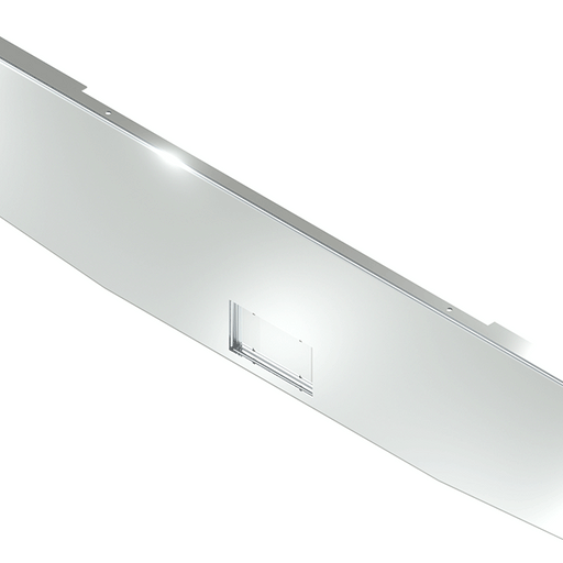 Light Gray E-GO-0000-75-2T-UST 22'' TAPERED TO 20'' BLIND MOUNT BOXED BUMPER bumper