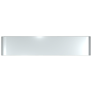 #GO-0000-97-UST 20'' BLIND MOUNT HAND FORMED MITERED BUMPER.(PETE 379) (W900L) BUMPER Light Gray