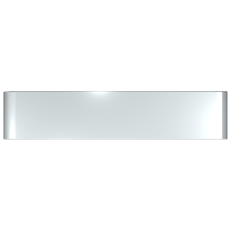 #GO-0000-97-USX  20'' BLIND MOUNT HAND FORMED MITERED BUMPER Peterbilt 389 BUMPER Light Gray