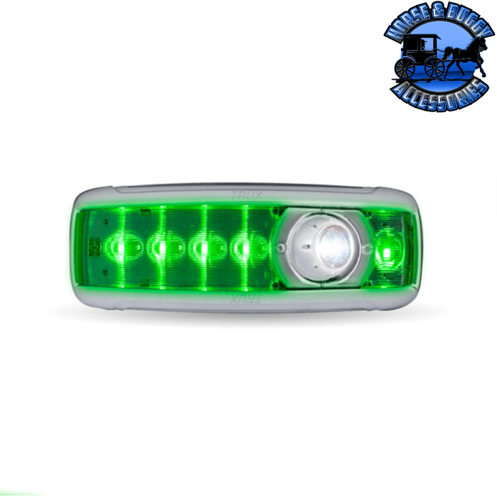 Sea Green Trux LED Interior Projector Dome & Map Cab Light for Kenworth 11 Diodes TLED-IK60