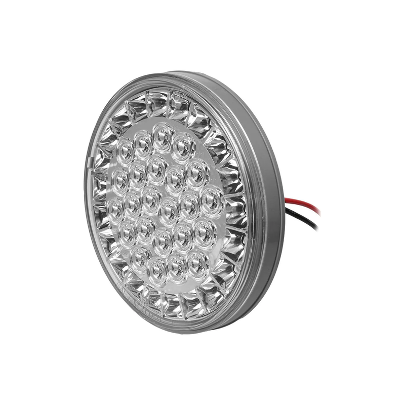 4" PEARL SMART DYNAMIC RED/CLR SEQ. 45 LED SEALED LIGHT (RIGHT) Light Slate Gray