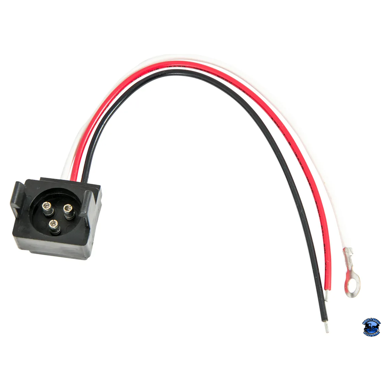 GRAND GENERAL MALE ROUND 3 PIN LIGHT PLUG 88078 Grand General Plug Dark Slate Gray