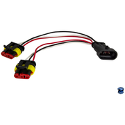 GRAND GENERAL 3-PIN WEATHER PACK SPLITTER PLUG #88077 plug Tan