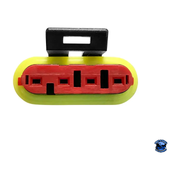 GRAND GENERAL 4-PIN WEATHER PACK SPLITTER PLUG 88119 Grand General Plug Black