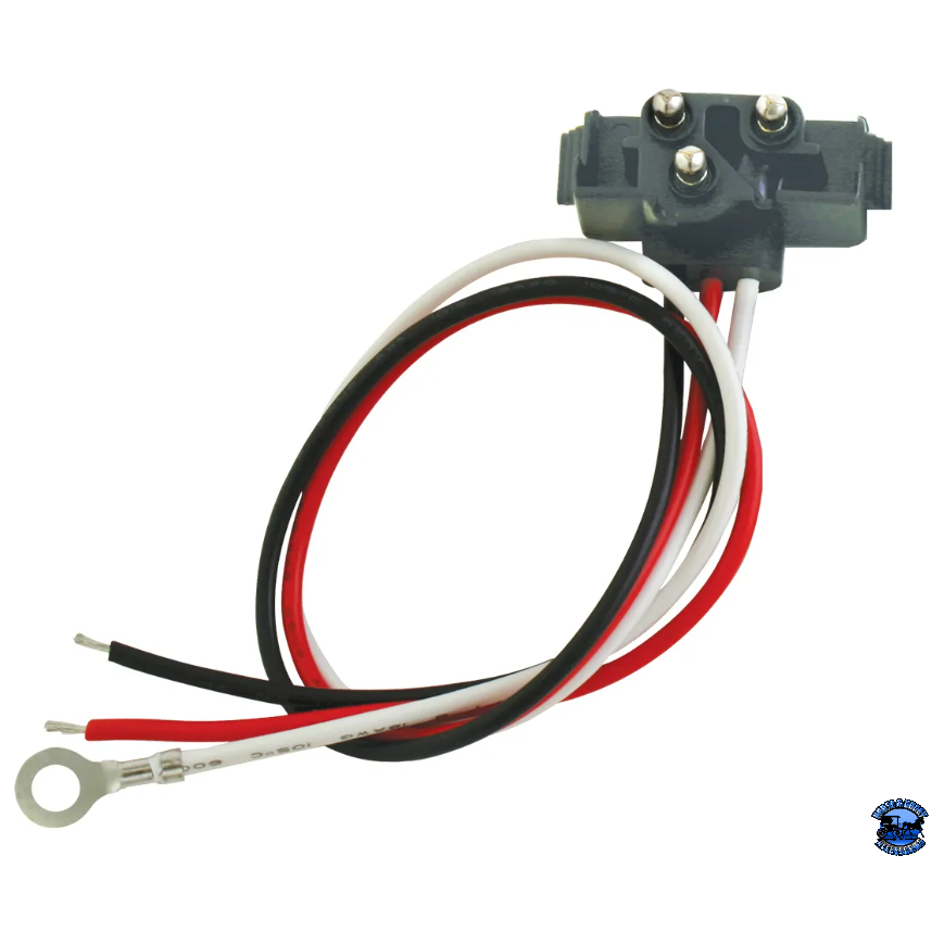 General Plug GRAND GENERAL RIGHT ANGLE 3-PRONG LIGHT PLUG WITH 11″ LEAD WIRE 80783 ...
