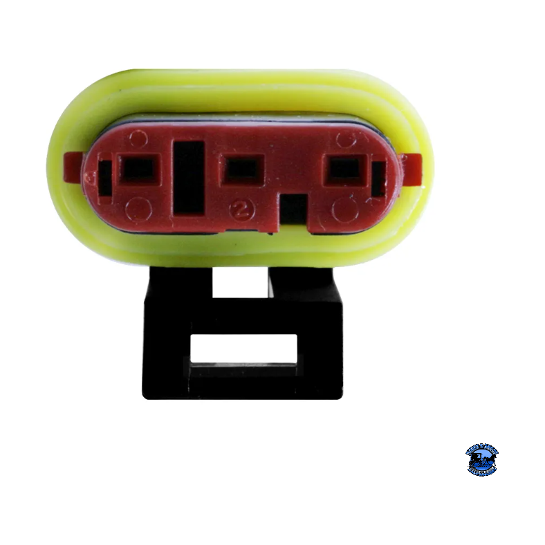 GRAND GENERAL (AMP SUPERSEAL) 3-PIN LIGHT PLUG #87368 Grand General Plug Black