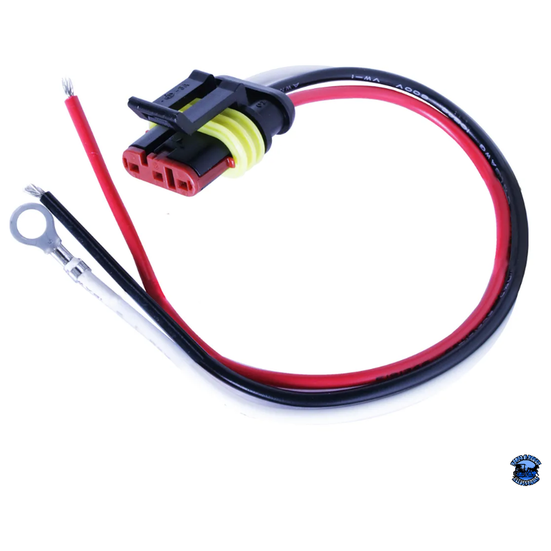 GRAND GENERAL (AMP SUPERSEAL) 3-PIN LIGHT PLUG #87368 Grand General Plug Dark Slate Gray