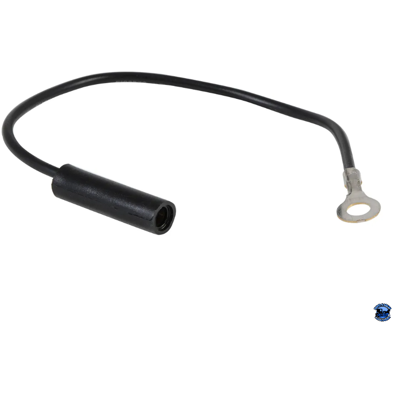 GRAND GENERAL SINGLE FEMALE PLUG WITH SINGLE WIRE FOR 0.180 MALE BULLET Grand General Plug Black Wire With Ground Ring Dark Slate Gray