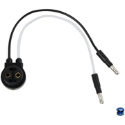 GRAND GENERAL ROUND 2 PRONG PLUG Grand General Plug Two 0.180 Male bullet plug Dark Slate Gray