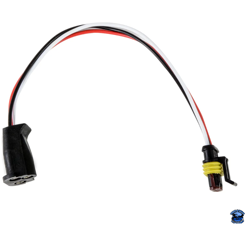 GRAND GENERAL 3-PIN LIGHT ADAPTOR PLUG (PL3 To AMP) #87369 Grand General Plug Light Gray