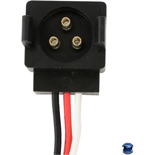 Black GRAND GENERAL 3-PIN LIGHT ADAPTER PLUG 88096 Grand General Plug