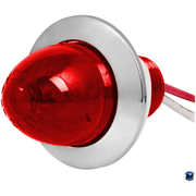 Grand General 1" Mini Push/Screw watermelon LED  Light With Chrome Plastic Bezel watermelon sealed led Amber/Amber,Amber/Clear,Red/Red,Red/Clear,White/Clear,Blue/Blue,Blue/Clear,Green/Green,Green/Clear Dark Red